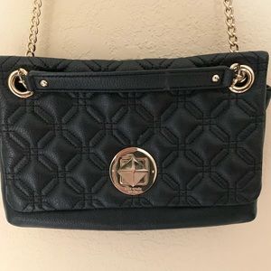 Kate Spade Black Leather Bag/Clutch